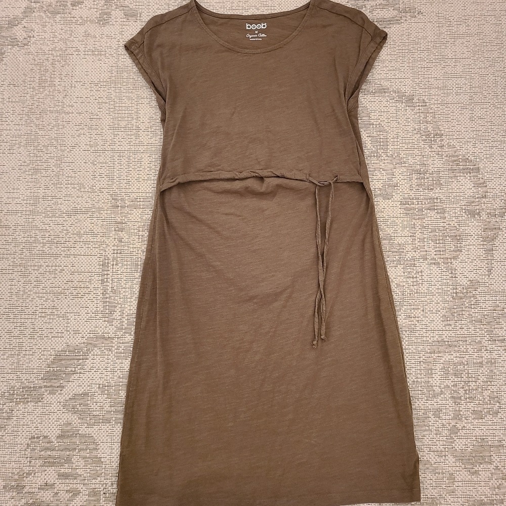 Boob Design Olive Green Dress Size M